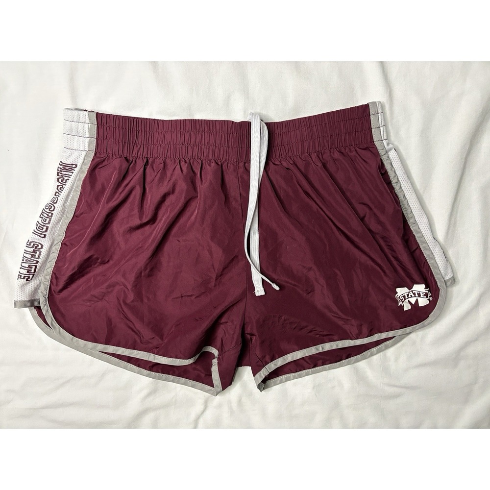 Colosseum Mississippi State Bulldogs Athletic Shorts Women's Size XL Maroon